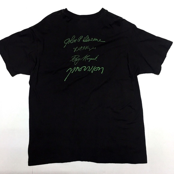 The Doors Vintage 1983 Signatures Black T Shirt - Picture 3 of 8